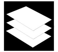 YTGZS Plaque en Plastique ABS Blanc Plastique Feuillet pour Construction Modèle Bricoleur Fabrication Artisanale Panneau,200mmx300mmx5mm 3pcs
