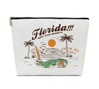 Ythuil Florida Gifts Trousse de maquillage « I Need To Forget », « Take Me To Florida » - Cadeau de voyage pour filles - Cadeau de voyage pour femme, amie, amateurs de voyage, souvenirs de ville