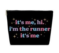 Ythuil Trousse de maquillage pour femme - Cadeau de course à pied - Trousse de maquillage pour marathon et cycliste - Parkrun - Pour amies - Inscription « I'm The Runner », coloré