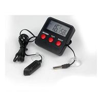Ytian Kit Thermomètre/Hygromètre Digital Numérique Max/Min avec Sondes Externes pour Terrarium à Reptiles