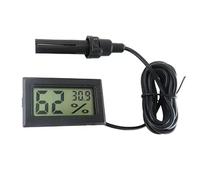 Ytian LCD Tuner Numérique Intégré Thermomètre Hygromètre avec Sonde Externe pour Couveuse Aquarium Volaille Reptile Noir
