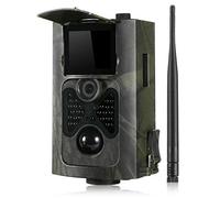 YTLJJ HC-550M Caméra de Chasse 2G GSM Infrarouge Invisible 16MP 1080P HD Trail Caméra SMS MMS avec Sécurité 850nm No Glow LEDs Vision Nocturne Infrarouge activé 65ft/20m, Comprend Une Carte SD 32G