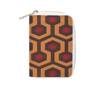 YTLKGFP Étui de rangement en cuir pour cartes de crédit - Avec fermeture éclair - Pour homme et femme - 16 x 11,4 cm, contemporain, Effet brillant, 6.3 x 4.5 inch, Contemporain