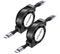 YTLUSN 5.0A PD 100W Câble USB C [2PCS, 1.2M] USB C Vers USB C Charge Câble Charge Rapide et Sync pour iPhone 16 15 Samsung S23 Ultra iPad Air MacBook Pro