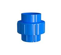 YTMOZ 1 pièce de raccord de Tuyau en PVC, tête d'alimentation, vis, écrou, raccord Bleu, 20 mm à 110 mm(75mm)