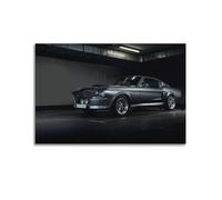 YTNSA Poster de voiture de course américaine Mustang Shelby GT500 Eleanor - Impression sur toile murale moderne pour chambre à coucher - 30 x 45 cm