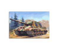 YTNSA Poster vintage de la Seconde Guerre mondiale - Impression sur toile - Décoration murale moderne pour chambre à coucher - 40 x 60 cm