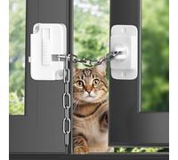 YTOOK Lot de 2 verrous de fenêtre réglables pour fenêtre UPVC, entrebâilleur de fenêtre pour sécurité des enfants et des animaux domestiques, verrouillage de fenêtre autocollant sans perçage pour