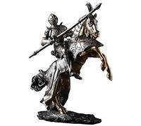 YTOOZ Sculpture de Chevalier médiéval, Statue d'armure Gothique samouraï rétro Artisanat créatif Cadeau d'ornement de Bureau à Domicile