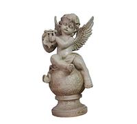 YTOOZ Sculpture décorative d'ange, Statue d'ange en Plein air Ange Beau modèle résine Arts décoratifs Antique Village étang Balcon Cadeau