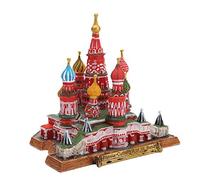 YTOOZ Sculpture, modèle de Construction de la cathédrale Saint-Basile, Statue d'objets de Collection décoratifs pour la Maison, décoration d'art de la Vie, Ornement en résine, Miniatures de Jardin