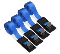 ytorgr Lot de 4 sangles de serrage courtes pour porte-vélos | Sangle de fixation - Longueur : 40 cm - Largeur : 20 mm - Charge maximale : 200 kg - Pour coffre de toit, vélo