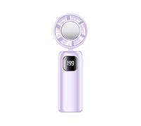 Ytp231 Ventilateur portable avec refroidisseur à glace - 13 000 ventilateurs - Mini ventilateur personnel rechargeable, 100 vitesses réglables, batterie de 3600 mAh, pour voyage, extérieur et usage