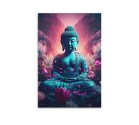 YTPONBCSTUG Bouddha Peinture Murale D'art L'image Imprimée Sur Toile Photos D'œuvres D'art Pour Le Bureau À Domicile Décoration Moderne