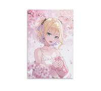 YTPONBCSTUG dessin animé Impression Sur Toile Tableau Manga Anime Peinture Motif Modern Tableaux Home Déco Mural En Bois Prête À Poser Mur Art Pour Chambre Cadeau Noël