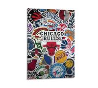 YTPONBCSTUG Dunk Impression Sur Toile-crossover Basketball Tableau Mural Décoration Pour Posters Pour Maison Bain Salon Art Contemporain 08x12inch(20x30cm)