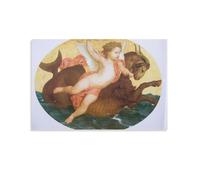 YTPONBCSTUG peinture à l'huile Impression Sur Toile Tableau Putto Sur Un Monstre Marin，1857 Peinture Motif Modern Tableaux Home Déco Mural En Bois Prête À Poser Mur Art Pour Chambre Cadeau Noël