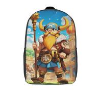 YTPONBCSTUG Sac À Dos En Viking,mythique légende Sac À Dos Pour Enfants 17inch