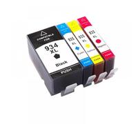 YTrBXZ 934xl 935xl Cartridge à Encre Compatible avec 934 935 Compatible avec OfficeJet Pro 6812 6830 6815 6835 6230 6820 Imprimantes(1SET)