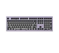 YTrBXZ Kit de Clavier M5 DIY M5 Pleine Taille RVB Hot Swappable Swappable Face à Naissance Nus CNC Aluminium Clavier mécanique Compatible avec la Conception de Support de Joint QMK(Purple)
