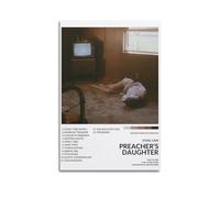 YTRENENRYRY Ethel Cain Poster de l'album Preacher's Daughter - Art mural vintage sur toile - Affiches esthétiques - Peinture décorative pour salon, chambre à coucher, 50 x 75 cm, style sans cadre