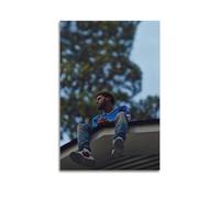 YTRENENRYRY J. Cole Rappeur 2014 Forest Hills Drive (2) Poster mural vintage sur toile esthétique pour salon, chambre à coucher, 40 x 60 cm, sans cadre