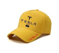 YTRESDF Voiture Casquette de Baseball, pour Tesla Model S Anti-Soleil Coton Baseball Cap, Casquette de Baseball Réglable Unisexe,D