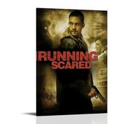 YTRWOEGF Affiches du film Running Scared 2 - Décoration murale vintage sur toile pour salon, chambre à coucher, 20 x 30 cm - Style cadre
