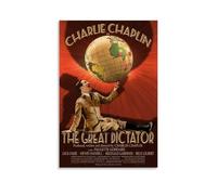 YTRWOEGF Affiches du Grand dictateur sur toile - Décoration murale vintage - Décoration pour salon, chambre à coucher, chambre - 60 x 90 cm - Style rétro - Sans cadre