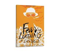 YTRWOEGF Fear And Loathing in Las Vegas Movie 5 posters esthétiques - Décoration murale vintage sur toile pour salon, chambre à coucher, 50 x 75 cm - Style cadre
