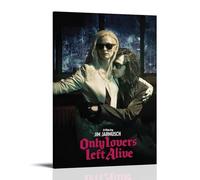 YTRWOEGF Only Lovers Left Alive Movie 2 Affiches esthétiques sur toile Décoration murale vintage pour salon, chambre à coucher, 30 x 45 cm, style cadre