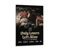 YTRWOEGF Only Lovers Left Alive Poster décoratif sur toile vintage pour salon, chambre à coucher, 40 x 60 cm, style cadre
