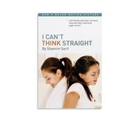 YTRWOEGF Poster décoratif vintage « I Can't Think Straight » - Décoration murale esthétique pour salon, chambre à coucher - 30 x 45 cm - Style sans cadre