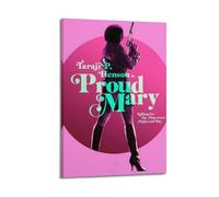 YTRWOEGF Poster du film Proud Mary 2 - Décoration murale vintage sur toile pour salon, chambre à coucher, 40 x 60 cm - Style cadre