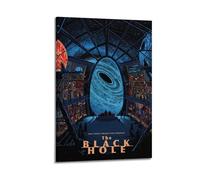 YTRWOEGF Poster du film The Black Hole Movie 1 - Décoration murale vintage sur toile pour salon, chambre à coucher, 50 x 75 cm, style cadre