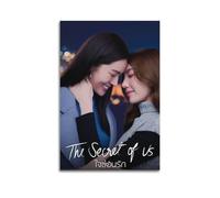 YTRWOEGF Poster The Secret of Us série TV 2 - Impression sur toile - Décoration murale vintage pour salon, chambre à coucher - 50 x 75 cm - Style sans cadre