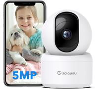 Ytseazn-3k(5mp)Babyphone Camera Surveillance Wifi-Camera Bebe Sans Fil,Détection Humaine Ai Suivi Intelligent 360° Avec Enregistrement Continu,Compatible Avec Alexa