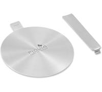 ytseazn-Adaptateur Induction,Disque Relais Induction 20Cm,Poignée Détachable Disque Adaptateur Plaque,Induction Hob Heat Diffuser Pour Cafetières Et Ustensiles De Cuisine
