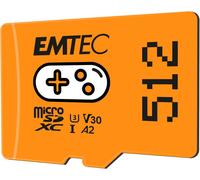 ytseazn-- Carte Mémoire Microsd 512Gb - Augmentez La Mémoire De Vos Consoles, Smartphones Et Tablettes - Plus De Stockage De Jeux Et Vidéos - Ecmsdm512Gxcu3G - Collection Gaming - Orange