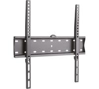 ytseazn-Drall Support Mural Tv Universel-Seulement 2,7 Cm De Distance Du Mur Plat Étroit Fixe-Pour Téléviseurs Lcd Led Oled 26-55 Pouces-Vesa 100 200 300 400 Modèle Noir : P48A