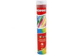 Ytseazn-Kolores : 12 Crayons De Couleur Avec Mine Tendre Et Forme Triangulaire,Fournitures Scolaires,Paquet De 12 Couleurs Assorties Dans Un Tube En Métal Et Taille-Crayon Inclus