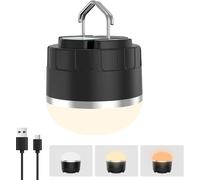 Ytseazn-Lampe Torche Led Rechargeable 1000 Lumens,Portable,Pour Tente,Avec 3 Couleurs Changeantes,Base Magnétique,Lumière Suspendue D'urgence Étanche Pour Ouragans,Coupures De Courant,