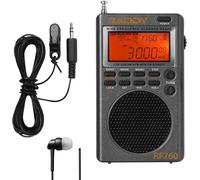 ytseazn-Raddy Rf760 Radio Numérique Large Bande À Ondes Courtes Fm/Am/Sw/Cb/Vhf(Uhf)/Wx/Air Rechargeable Avec Prise Casque,Antenne Filaire De 3 M