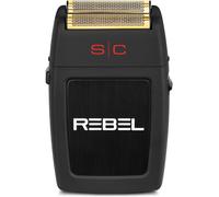 ytseazn-Rasoir Électrique Hommes Barbe Et Cheveux Rebel By Gamma Più,Rasoir Barbe Électrique Sans Fil,Autonomie De 100 Minutes,Rasoir De Poche Compact Et Portable 150Gr,Ergonomique,11.000 Rpm