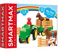 ytseazn-Smartmax-Mon Premier Tracteur-My First Tractor Set-Jouet De Construction Magnétique-22 Pièces À Assembler-Pour Enfants À Partir De 1 An Et Demi