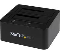 ytseazn-Startech.Com Dock Pour Disque Dur À 2 Baies Usb 3.0 / Esata Vers Sata,Station D'Accueil Pour Ssd/Hdd Externe 2,5/3,5"" Sata I/Ii/Iii,Docking Station/Dock,Chargement Par Le Haut(Sdock2U33Eb)