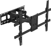 ytseazn-Support Mural Tv 32-80 Pouces -Fixation Murale Tv Peut Contenir Jusqu'À 60Kg,Accroche Television Mural Orientable(± 60°),Incline(+8°,-12°) Et Étend,Support Vesa Pour Tv Plat/Incurvé,Noir