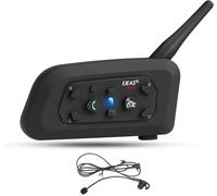 ytseazn-V6C Casque Bluetooth Arbitre 850 Mah Full Duplex 1200 M Interphone Bluetooth Sans Fil Avec Casque Et Bracelet De Course Pour Soccer Hockey Rugby Sport,Usb-C(1 Pièce)