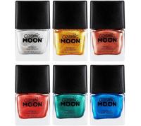 Ytseazn-Vernis À Ongles Métallique-10ml-Pour Des Ongles Métalliques Envoûtants-Assortiment De 6 Couleurs-Inclut: Argent,Or,Or Rose,Rouge,Vert,Blue