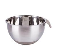 YTtkku Bol mélangeur en acier inoxydable pour la cuisson et le stockage des aliments, passe au lave-vaisselle, bol à fouetter les œufs avec poignée, grand bol mélangeur en métal pour la cuisine